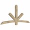 Ekena Millwork Alberta Rough Sawn Timber Gable Bracket, Douglas Fir, 84"W x 38"H x 4"D x 4"F, 11/12 Pitch GBW084X38X0404ALB00RDF - alternate 3